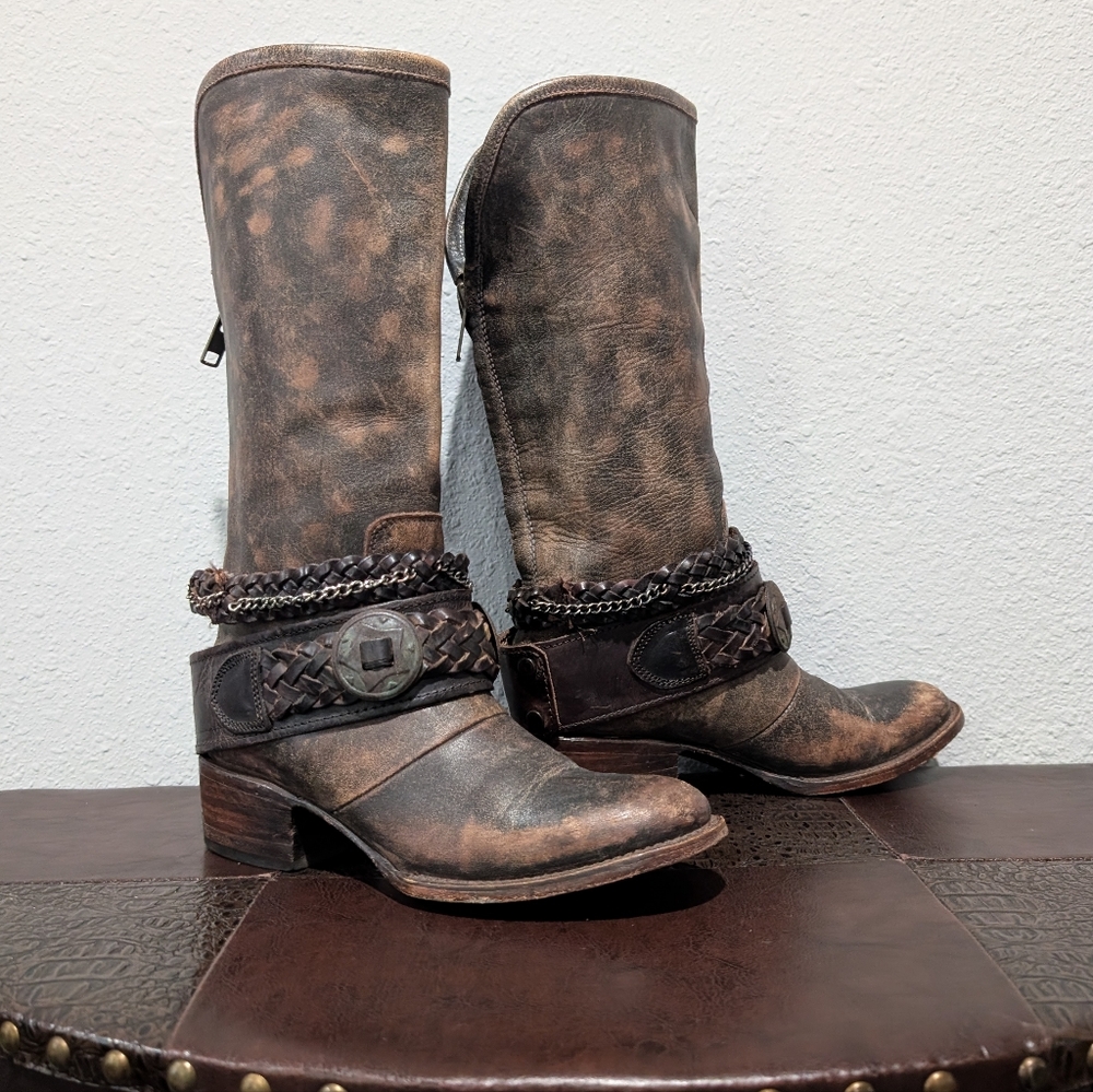 FreeBird BRECK Western Style Boots size 7 - Picture 12 of 13